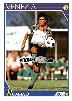 Sticker Francesco Romano - Italian League 1992 n. 349 - Score
