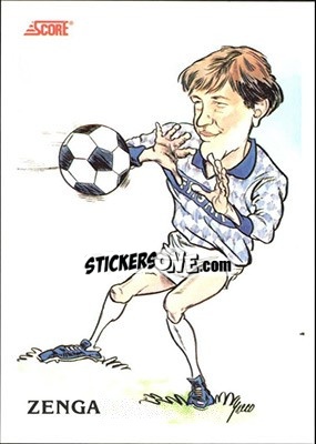 Sticker Walter Zenga - Italian League 1992 n. 351 - Score