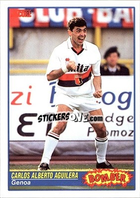 Figurina Carlos Alberto Aguilera - Italian League 1992 - Score