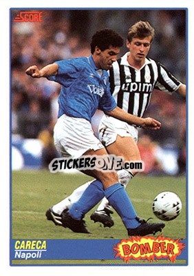 Sticker Careca - Italian League 1992 n. 366 - Score