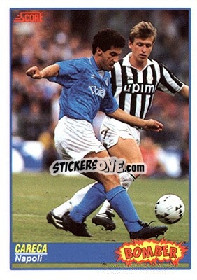 Sticker Careca - Italian League 1992 - Score