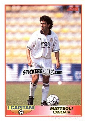 Sticker Gianfranco Matteoli - Italian League 1992 - Score