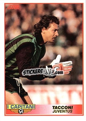 Sticker Stefano Tacconi - Italian League 1992 n. 386 - Score