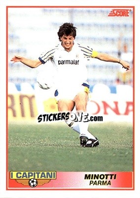 Sticker Lorenzo Minotti - Italian League 1992 - Score