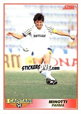 Sticker Lorenzo Minotti - Italian League 1992 n. 389 - Score