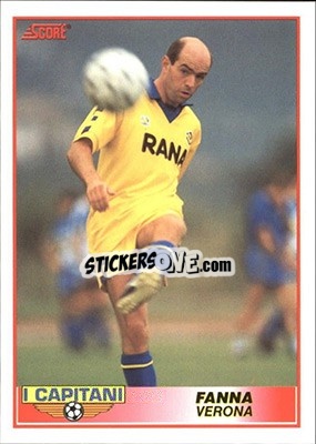 Sticker Pietro Fanna - Italian League 1992 n. 393 - Score