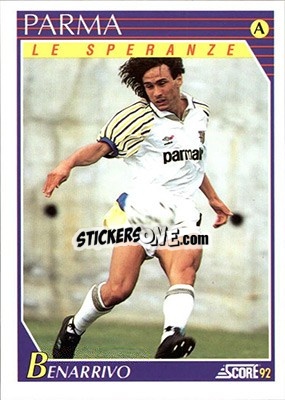 Sticker Antonio Benarrivo - Italian League 1992 n. 394 - Score