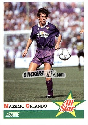 Sticker Massimo Orlando - Italian League 1992 n. 409 - Score