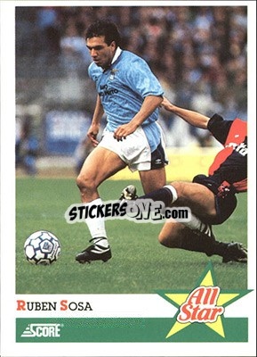 Sticker Ruben Sosa - Italian League 1992 - Score