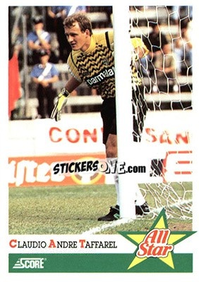 Figurina Taffarel - Italian League 1992 - Score