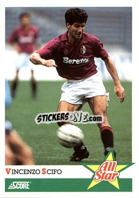 Sticker Enzo Scifo - Italian League 1992 n. 420 - Score
