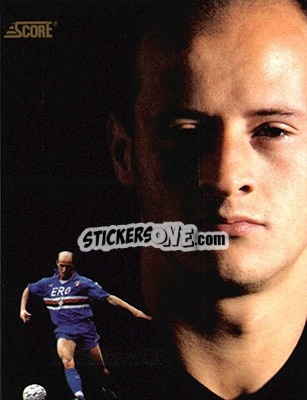Sticker Attilio Lombardo - Italian League 1992 n. 428 - Score