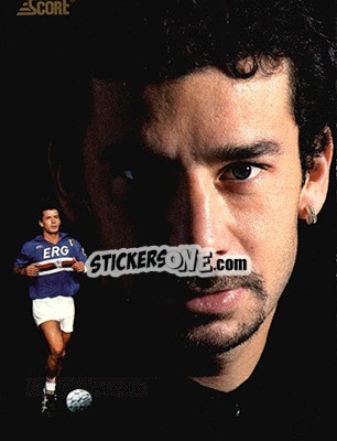 Sticker Gianluca Vialli - Italian League 1992 - Score