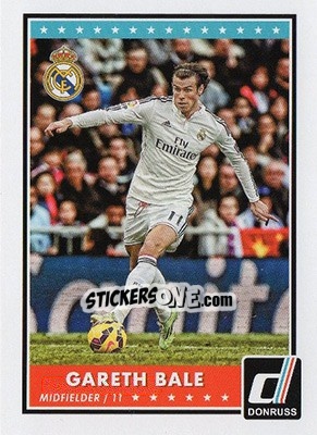 Sticker Gareth Bale - Donruss Soccer 2015 n. 2 - Panini