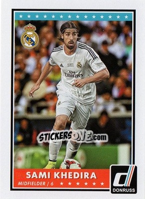 Sticker Sami Khedira - Donruss Soccer 2015 n. 4 - Panini