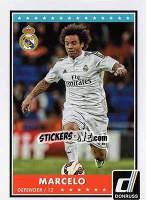 Sticker Marcelo - Donruss Soccer 2015 n. 7 - Panini