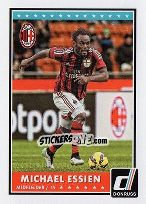 Sticker Michael Essien - Donruss Soccer 2015 n. 9 - Panini