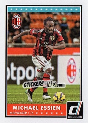 Figurina Michael Essien - Donruss Soccer 2015 - Panini