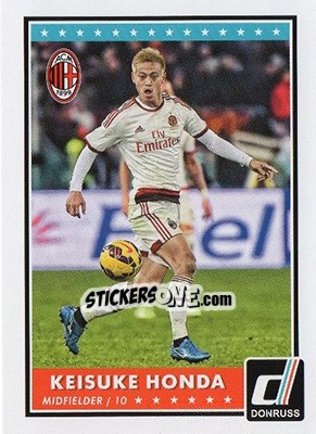 Sticker Keisuke Honda - Donruss Soccer 2015 n. 11 - Panini