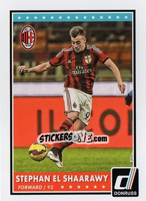 Sticker Stephan El Shaarawy - Donruss Soccer 2015 n. 12 - Panini