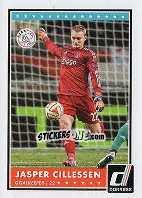 Sticker Jasper Cillessen - Donruss Soccer 2015 n. 14 - Panini