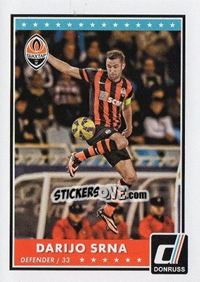 Sticker Darijo Srna - Donruss Soccer 2015 n. 21 - Panini