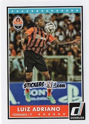 Sticker Luiz Adriano - Donruss Soccer 2015 n. 22 - Panini
