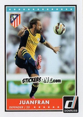 Sticker Juanfran - Donruss Soccer 2015 n. 31 - Panini