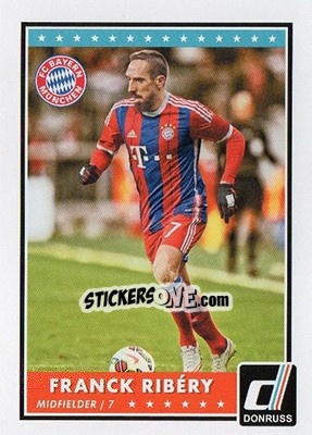 Sticker Franck Ribery - Donruss Soccer 2015 n. 42 - Panini