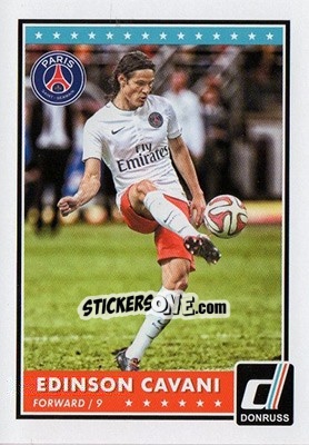 Sticker Edinson Cavani - Donruss Soccer 2015 n. 53 - Panini