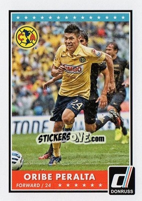 Sticker Oribe Peralta - Donruss Soccer 2015 n. 63 - Panini