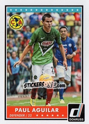 Sticker Paul Aguilar - Donruss Soccer 2015 - Panini