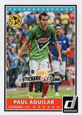 Sticker Paul Aguilar - Donruss Soccer 2015 n. 66 - Panini