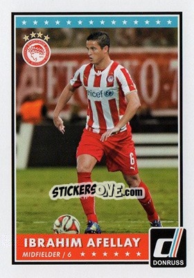 Sticker Ibrahim Afellay - Donruss Soccer 2015 n. 78 - Panini