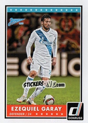 Sticker Ezequiel Garay - Donruss Soccer 2015 - Panini