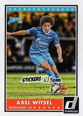 Figurina Axel Witsel - Donruss Soccer 2015 - Panini