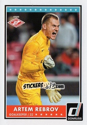 Sticker Artem Rebrov - Donruss Soccer 2015 n. 84 - Panini