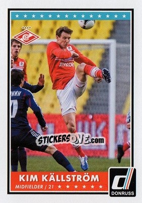 Sticker Kim Kallstrom - Donruss Soccer 2015 n. 87 - Panini