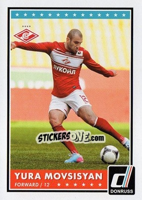 Sticker Yura Movsisyan - Donruss Soccer 2015 - Panini