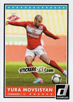 Sticker Yura Movsisyan - Donruss Soccer 2015 n. 88 - Panini