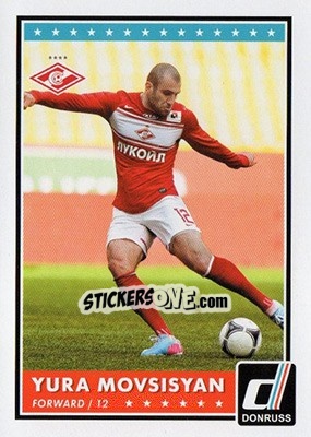 Figurina Yura Movsisyan - Donruss Soccer 2015 - Panini