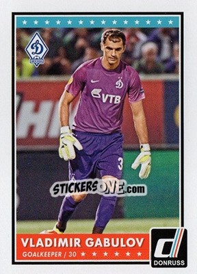 Sticker Vladimir Gabulov - Donruss Soccer 2015 n. 90 - Panini