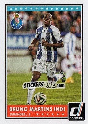 Sticker Bruno Martins Indi - Donruss Soccer 2015 n. 94 - Panini