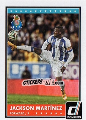 Sticker Jackson Martinez - Donruss Soccer 2015 n. 95 - Panini
