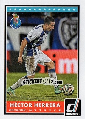 Sticker Hector Herrera - Donruss Soccer 2015 n. 96 - Panini