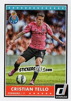Sticker Cristian Tello - Donruss Soccer 2015 n. 97 - Panini