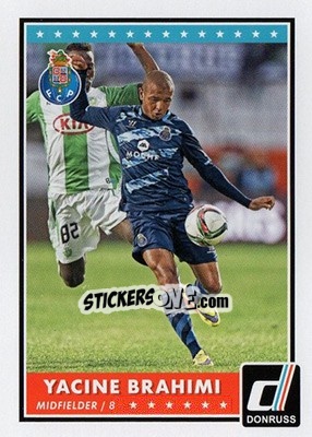 Sticker Yacine Brahimi - Donruss Soccer 2015 n. 98 - Panini