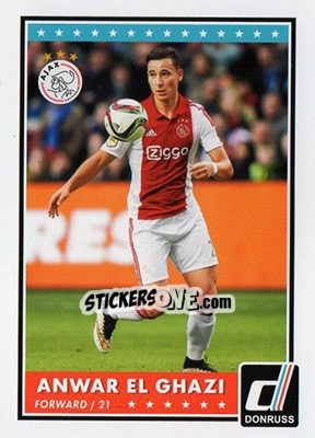 Sticker Anwar El Ghazi - Donruss Soccer 2015 - Panini