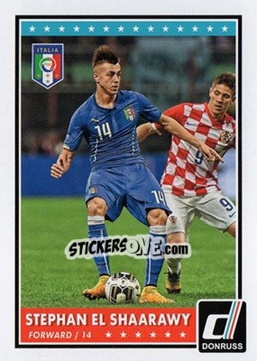 Sticker Stephan El Shaarawy - Donruss Soccer 2015 n. PV-12 - Panini