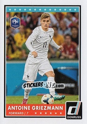 Figurina Antoine Griezmann - Donruss Soccer 2015 - Panini